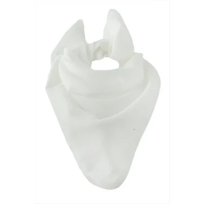 BUĞZ Beyaz Renkli Bandana 50*50