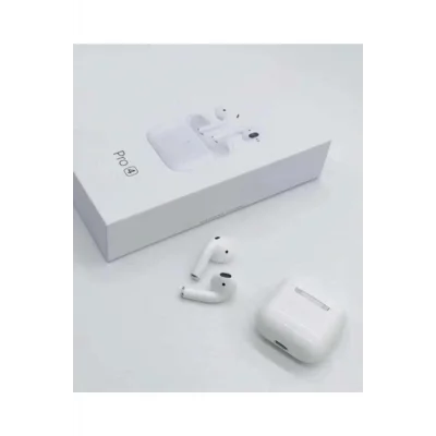 BUĞZ Beyaz renkli, mikrofonlu, Bluetooth 5.0 bağlantılı kulak içi TWS kablosuz kulaklık.