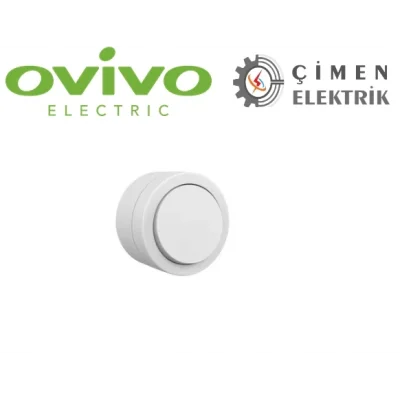  Beyaz Tekli Anahtar Sıva Üstü - Elektrik Tesisat Anahtarı