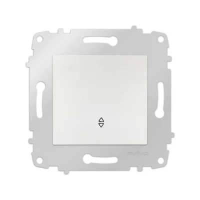  Beyaz Vavien Anahtar Çerçevesiz Grano - Priz ve Anahtar İçin Uyumlu Çerçeve