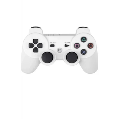 BUĞZ Beyaz wireless joystick hızlı şarj özellikli Playstation 3 uyumlu 1 yıl garantili