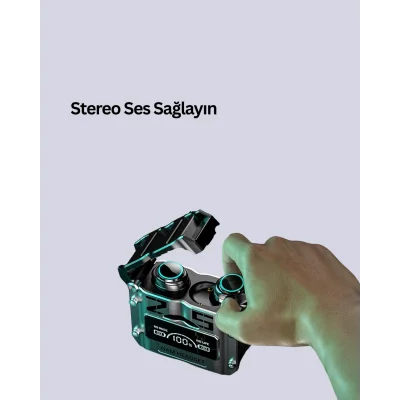 BUĞZ Bluetooth 5.0 Kulak İçi Kulaklık Mikrofonlu Kablosuz Model - BUĞZ