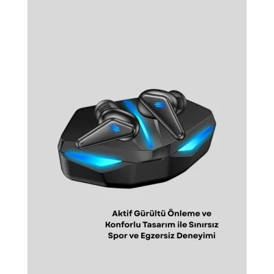 BUĞZ Bluetooth 5.0 Oyun ve Müzik Kulaklığı – 3D Ses Kalitesi - Lisinya