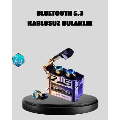 BUĞZ Bluetooth 5.3 Kablosuz Kulaklık – Ultra HD Ses Kalitesi, Gürültü Engelleme