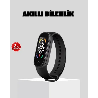 BUĞZ Bluetooth Akıllı Bileklik Spor Modlu Kalp Atış Takipli Uyku Analizli