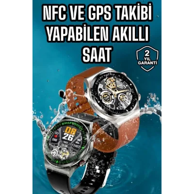 BUĞZ Bluetooth Bağlantılı Akıllı Saat Tüm Telefonlara Uyumlu Değiştirilebilir Kordon - BUĞZ