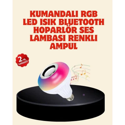  Bluetooth Bağlantılı RGB LED Ampul – Şık ve Fonksiyonel
