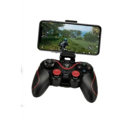 BUĞZ Bluetooth bağlantılı siyah gamepad, PC uyumlu, telefon standı dahil, 1 yıl garantili