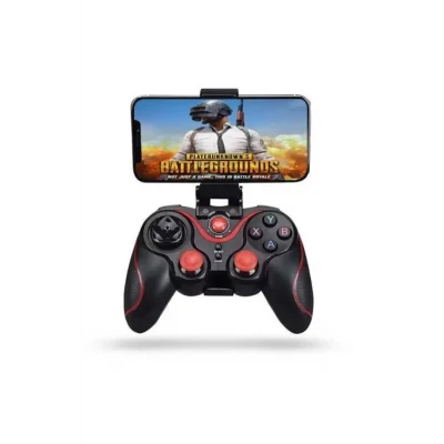 BUĞZ Bluetooth bağlantılı siyah joystick, PC uyumlu, telefon tutucu standlı, 2 yıl garantili