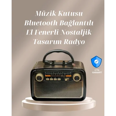 BUĞZ Bluetooth Bağlantılı Taşınabilir Hoparlör – FM/AM Radyo Özellikli, Şarj Edilebilir Batarya, 1 kg