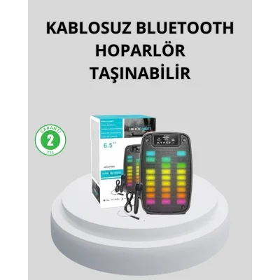 BUĞZ Bluetooth Bağlantılı Taşınabilir Müzik Cihazı – 2 Saat Kesintisiz Müzik
