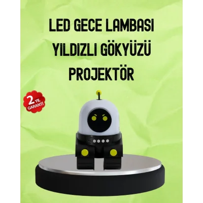  Bluetooth Bağlantılı Yüksek Çözünürlüklü Galaksi Projektör