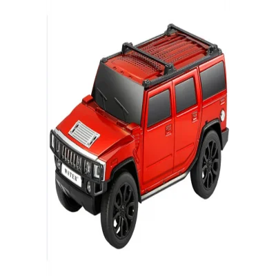 BUĞZ Bluetooth hoparlör kırmızı renk 8 watt TWS müzik çalar FM radyo SD kart USB 5 saat dinleme