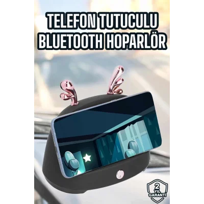  Bluetooth Hoparlör Telefon Tutuculu Akıllı Hoparlör Uzun Pil Ömrü