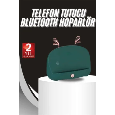 BUĞZ Bluetooth Hoparlör Uzun Pil Ömrü Yüksek Ses Kaliteli Kablosuz Telefon Tutma - Lisinya