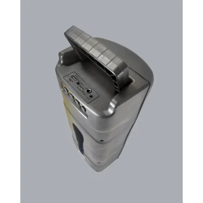 BUĞZ Bluetooth Işıklı Hoparlör – 2x5W Güç | USB + TF Kart + FM Radyo | Siyah Renk - BUĞZ