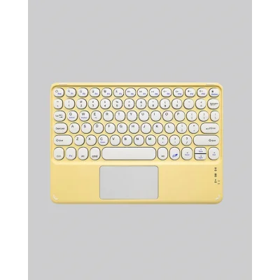 BUĞZ Bluetooth Kablosuz Klavye – İnce Slim Model, Tablet ve Akıllı TV Uyumlu, Sessiz Tuşlu Taşınabilir Klavye - Lisinya