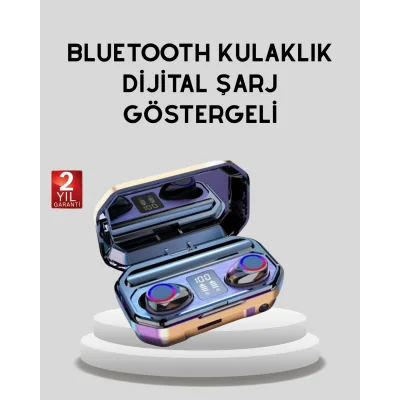 BUĞZ Bluetooth Kablosuz Kulaklık 4 Saat Kullanım Şarj Kutulu Düşük Enerji Tüketimli
