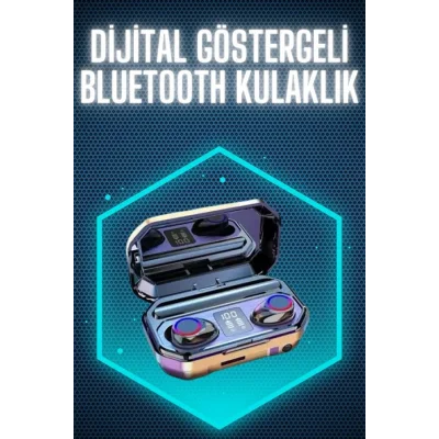 BUĞZ Bluetooth Kulaklık Android ve İOS Uyumlu ANC Özellikli Dijital Şarj Göstergeli - BUĞZ
