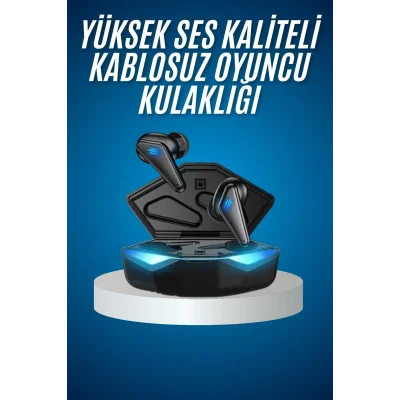  Bluetooth Kulaklık Oyuncu Kulaklığı RGB Işıklı Oyunlarda Düşük Gecikme
