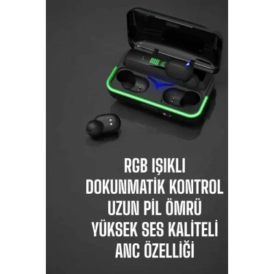  Bluetooth Kulaklık Powerbankli Yüksek Ses Kaliteli Şarj Göstergeli