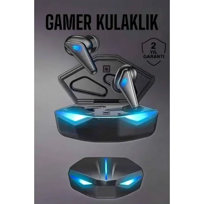 BUĞZ Bluetooth Oyuncu Kulaklığı Led Işıklı Kablosuz ANC Özelliği