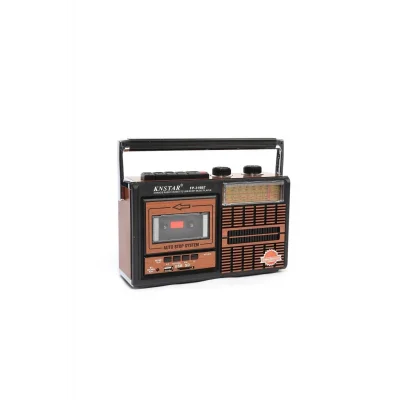 BUĞZ Bluetooth özellikli kahverengi nostaljik kaset çalar USB SD TF kart FM AM SW1-2 radyo 2 yıl