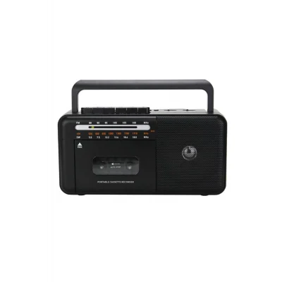 BUĞZ Bluetooth özellikli siyah kaset çalar FM radyo USB MP3 oynatıcı 2 yıl garantili - Elektronik