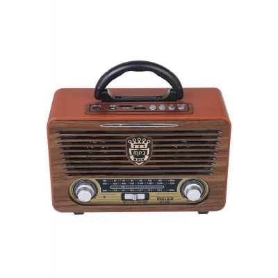 BUĞZ Bluetooth özellikli USB ve SD girişli nostaljik radyo, 2 yıl garantili - Elektronik