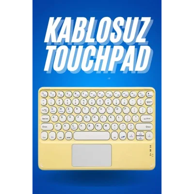 BUĞZ Bluetooth Touchpad Klavye Ultra İnce Taşınabilir Q Klavye Yeni Nesil - BUĞZ
