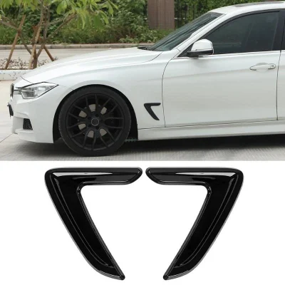 BUĞZ BMW Tip Çamurluk Havalandırma Venti Kısa Parlak Siyah NKT98
