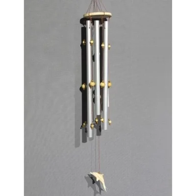  Boncuklu Metal Rüzgar Çanı Model 2