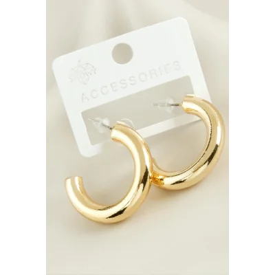  Boru Trend Halka Metal Küpe