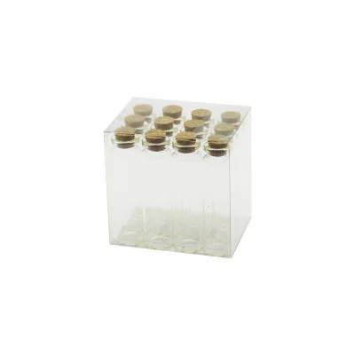 BUĞZ Boş Tüp Cam Şişe - 20 ml - Mantar Kapak