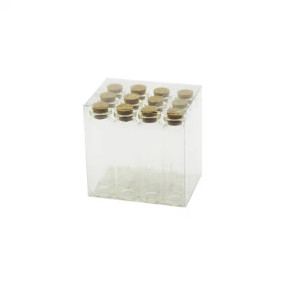 BUĞZ Boş Tüp Cam Şişe - 20 ml - Mantar Kapak