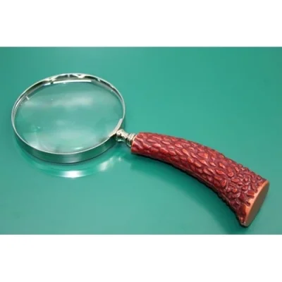  Boynuz Pirinç Büyüteç Model 4