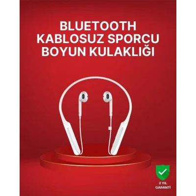  Boyun Askılı Kablosuz Kulaklık – Uzun Süreli Batarya Performansı