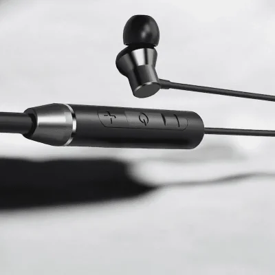 BUĞZ Boyun Bantlı Kablolu Kulaklık ANC Özelliği Uzun Şarj Süreli Sporcu Kulaklığı 100 saat - BUĞZ