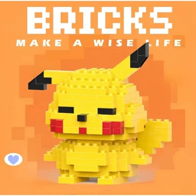 BUĞZ Bricks Pikachu Mini Lego Figürü