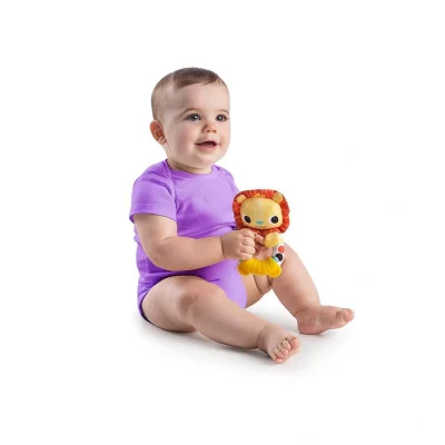 BUĞZ Bright Starts Sevimli Çıngırak & Dişlik Arkadaşım Aslan