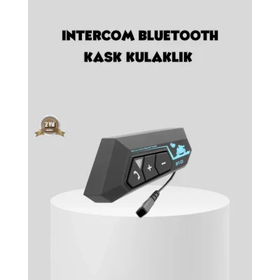 BUĞZ BT22 Kask İçi Bluetooth Kulaklık Hızlı Eşleşme ve Gürültü Önleyici Mikrofon