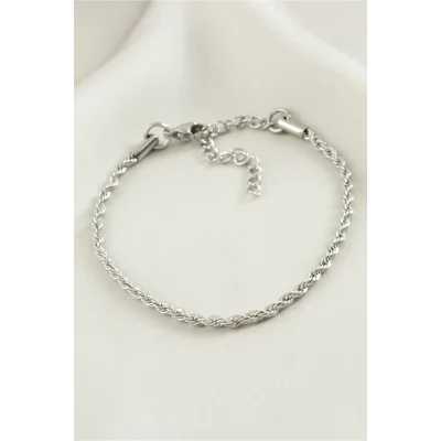  Burgulu Çelik Bileklik