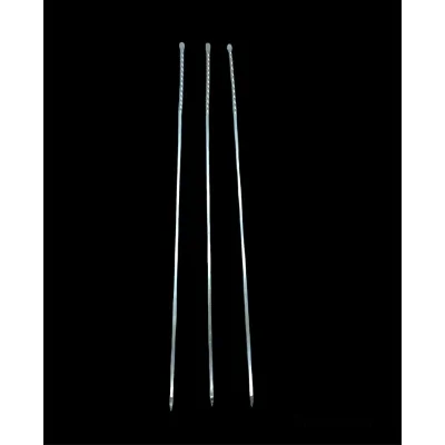 BUĞZ Burgulu Kuşbaşı Şişi - Metal - Kalın Kare - 50 cm