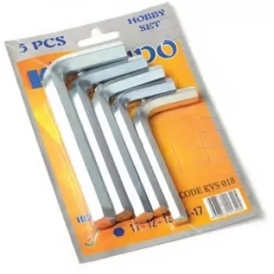 BUĞZ Büyük 6 Köşe Alyan Seti 5 Parça