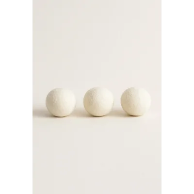 BUĞZ Büyük Boy XL 3 Adet Yün Kurutma Topu Kurutma Makinesi Için Doğal Yumuşatıcı Çamaşır Kurutma Topları