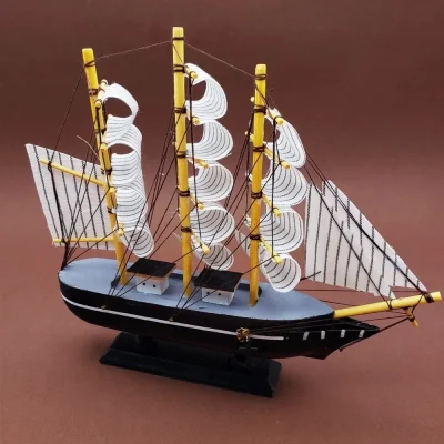 BUĞZ Büyük Boy Yelkenli Ahşap Gemi