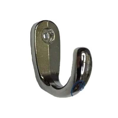 BUĞZ Büyük Tekli Fincan Askı, Dekor Askısı - Nikel, 12x23x30 Mm