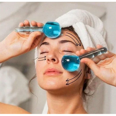  Buz Küresi Soğuk Masaj Ve Terapi Topu(leke Önleyici-cilt Pürüzsüzleştirici)