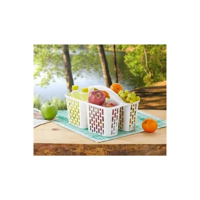 BUĞZ Buzdolabı Düzenleyici Sepet - Beyaz