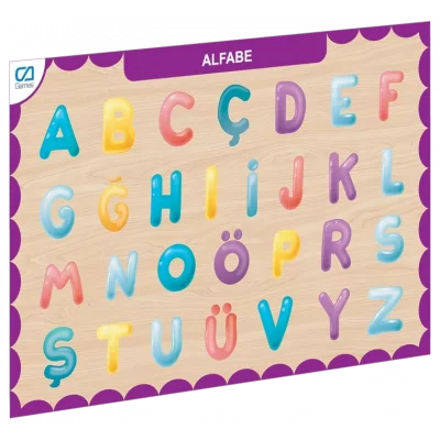  CAAHS-3208 CA GAMES AHŞAP ALFABE BUL-TAK
